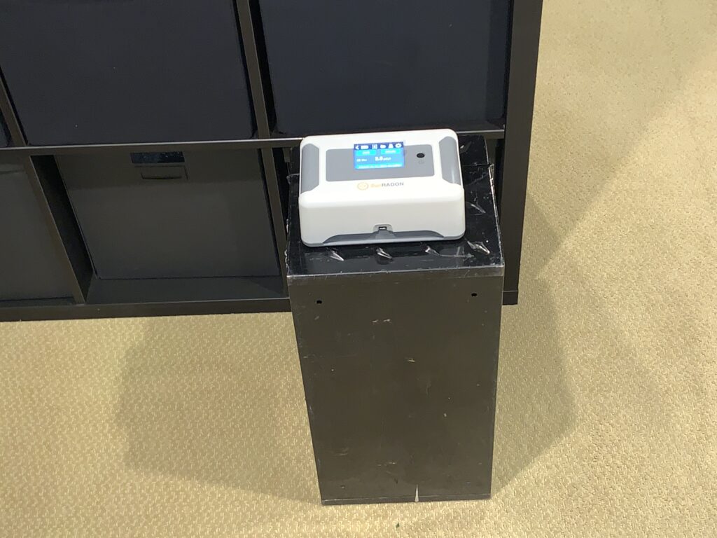 radon testing machine